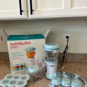 NutriBullet NBY-50100 Baby Complete Food-Making System, 32-Oz, Blue